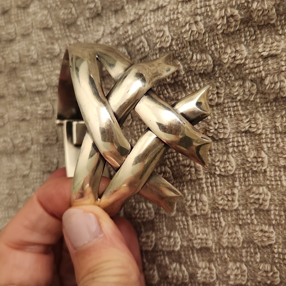 Stun...ning....Taxco Silver 925 Bracelet - Picture 3 of 7